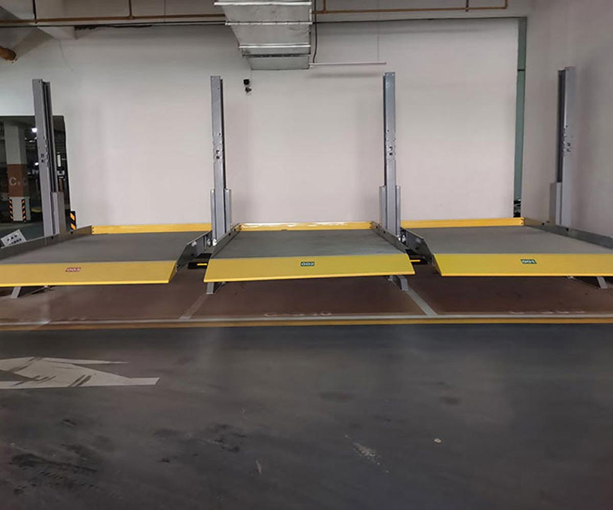 仁和横移式机械式立体停车设备安装