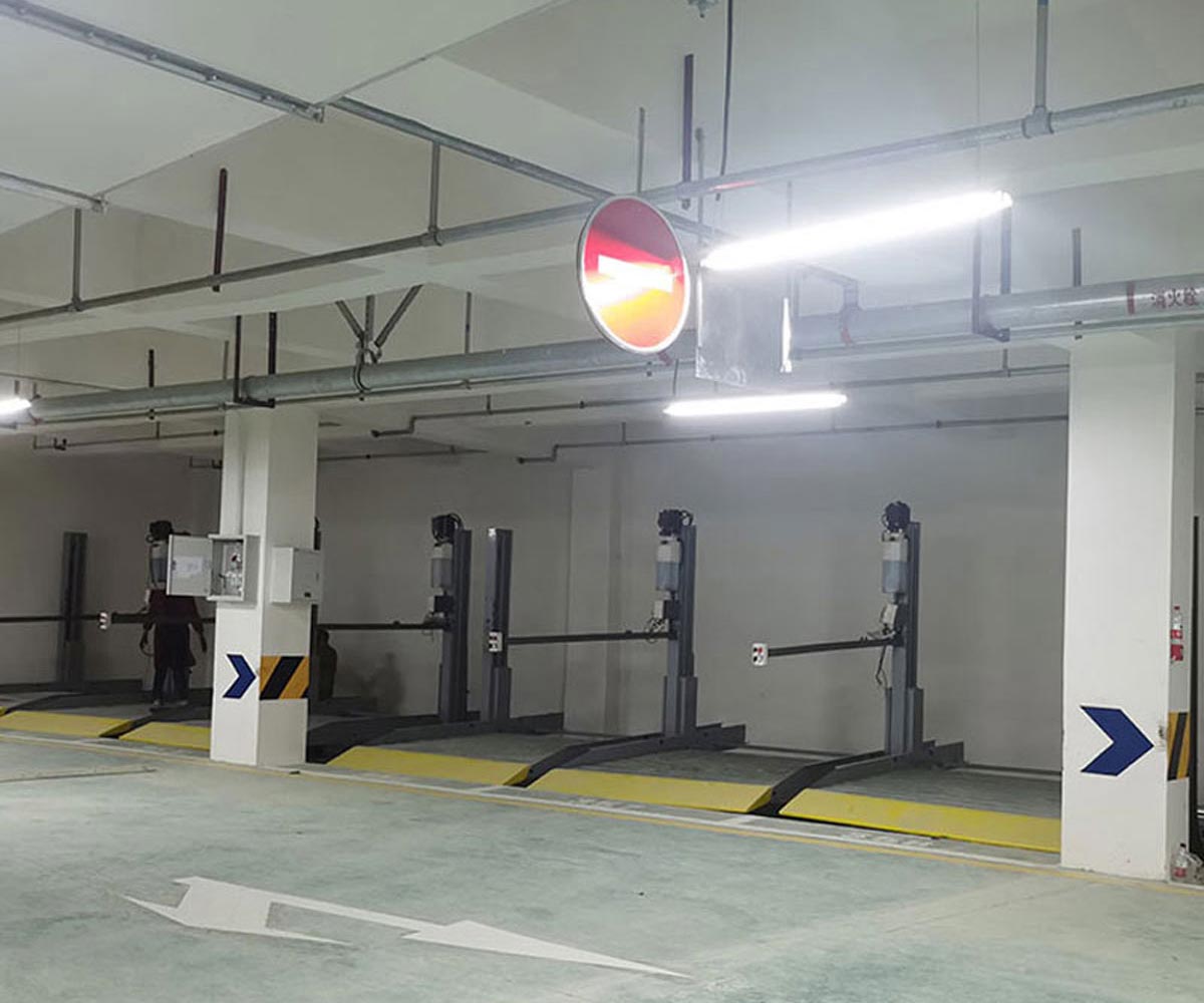 宁县PJS简易两柱双层停车设备安装维保手册说明书
