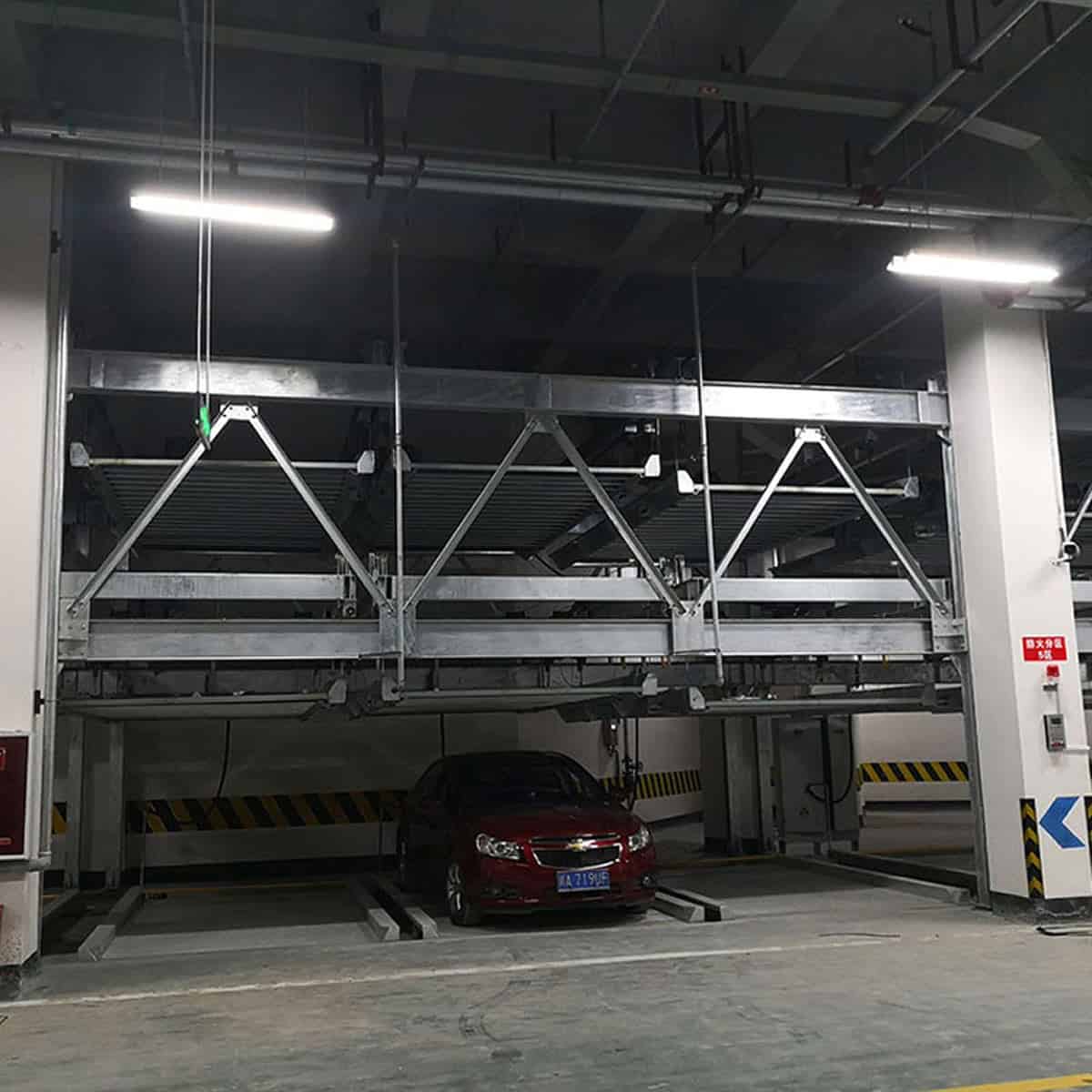 PJS机械停车库租用升降横移式停车设备租赁经营